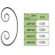 10.083-10.086 Wrought Iron House Gate Designs Steel Scroll