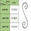 10.179.01-10.181.01 Wrought Iron House Gate Designs Steel Scroll
