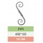 10.184 Wrought Iron House Gate Designs Steel Scroll