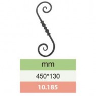 10.185 Wrought Iron House Gate Designs Steel Scroll