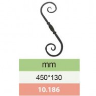 10.186 Wrought Iron House Gate Designs Steel Scroll