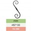 10.186 Wrought Iron House Gate Designs Steel Scroll