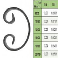 10.200-10.205.01 Wrought Iron House Gate Designs Steel Scroll