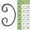 10.200-10.205.01 Wrought Iron House Gate Designs Steel Scroll