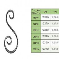 10.206.04-10.211.05 Wrought Iron House Gate Designs Steel Scroll
