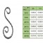 10.206.04-10.211.05 Wrought Iron House Gate Designs Steel Scroll