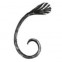 10.215 Wrought Iron House Gate Designs Steel Scroll