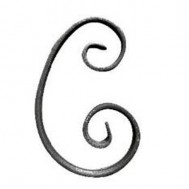 10.217 Wrought Iron House Gate Designs Steel Scroll