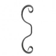 10.222.01 Wrought Iron House Gate Designs Steel Scroll