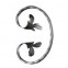 10.232 Wrought Iron House Gate Designs Steel Scroll