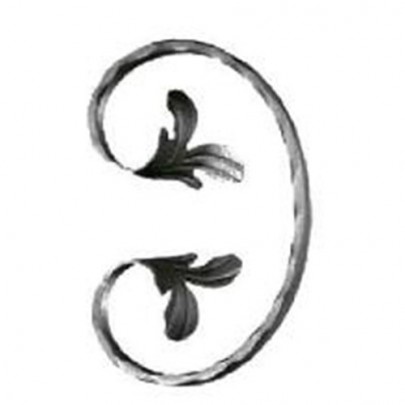 10.233 Wrought Iron House Gate Designs Steel Scroll