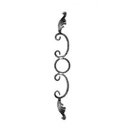 10.257.01 Wrought Iron House Gate Designs Steel Scroll