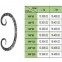 10.300.02-10.406.02 Wrought Iron House Gate Designs Steel Scroll