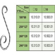 10.310.01-10.503.01 Wrought Iron House Gate Designs Steel Scroll