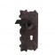 Ornamental Wrought Iron Lock Plate For Gate