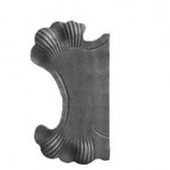 SIMEN METAL 63.121 Ornamental Wrought Iron Lock Plate For Gate