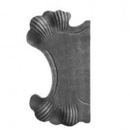 SIMEN METAL 63.122 Ornamental Wrought Iron Lock Plate For Gate