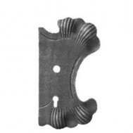 SIMEN METAL 63.124 Ornamental Wrought Iron Lock Plate For Gate