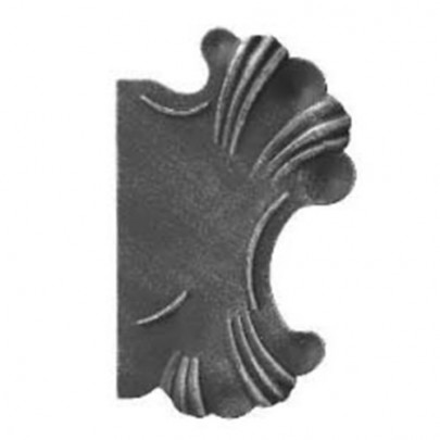 SIMEN METAL 63.126 Ornamental Wrought Iron Lock Plate For Gate