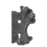 SIMEN METAL 63.128 Ornamental Wrought Iron Lock Plate For Gate