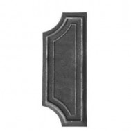 SIMEN METAL 63.129 Ornamental Wrought Iron Lock Plate For Gate