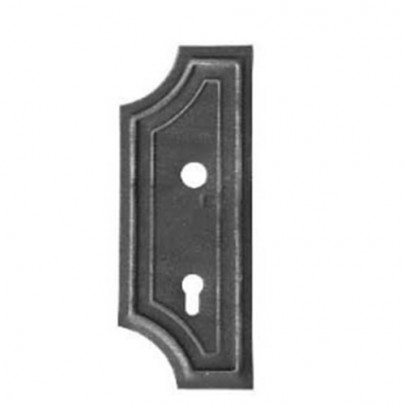SIMEN METAL 63.130 Ornamental Wrought Iron Lock Plate For Gate