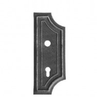 SIMEN METAL 63.131 Ornamental Wrought Iron Lock Plate For Gate