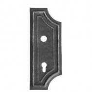 SIMEN METAL 63.131.01 Ornamental Wrought Iron Lock Plate For Gate