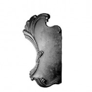 SIMEN METAL 63.151 Ornamental Wrought Iron Lock Plate For Gate