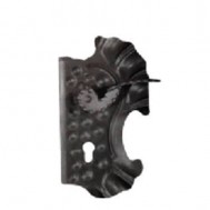 SIMEN METAL 63.174 Ornamental Wrought Iron Lock Plate For Gate