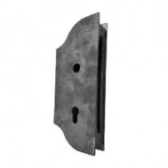 SIMEN METAL 63.402 Ornamental Wrought Iron Lock Plate For Gate