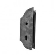 SIMEN METAL 63.403 Ornamental Wrought Iron Lock Plate For Gate