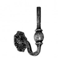 SIMEN METAL 64.011 Ornamental Wrought Iron Lock Plate For Gate