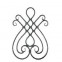 13.051 Main Gate Design Wrought Iron Rosettes Panels For Garden