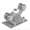 cantilever gate carriage 80 steel wheels big piate