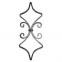 13.061 Main Gate Design Wrought Iron Rosettes Panels For Garden