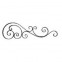 13.075 Main Gate Design Wrought Iron Rosettes Panels For Garden