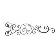 13.076 Main Gate Design Wrought Iron Rosettes Panels For Garden