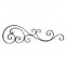 13.077 Main Gate Design Wrought Iron Rosettes Panels For Garden