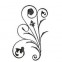 13.081.01 Main Gate Design Wrought Iron Rosettes Panels For Garden