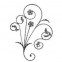 13.083 Main Gate Design Wrought Iron Rosettes Panels For Garden