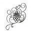 13.143 Main Gate Design Wrought Iron Rosettes Panels For Garden