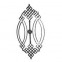 13.148 Main Gate Design Wrought Iron Rosettes Panels For Garden