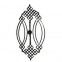 13.150 Main Gate Design Wrought Iron Rosettes Panels For Garden