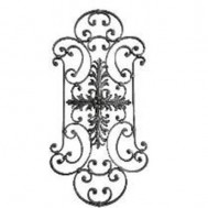 13.240 Main Gate Design Wrought Iron Rosettes Panels For Garden