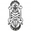 13.241 Main Gate Design Wrought Iron Rosettes Panels For Garden