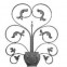13.310 Main Gate Design Wrought Iron Rosettes Panels For Garden