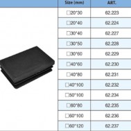 62.223-62.237 HIGH QUALITY HOLLOW BALL WITH SQUARE BASE CAPS