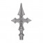 40.100 Decorative Wrought Iron Spear Top Head Railhead Spear Point