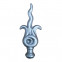 40.101 Decorative Wrought Iron Spear Top Head Railhead Spear Point